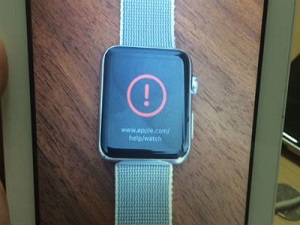 Solusi masalah Apple Watch tanda seru merah